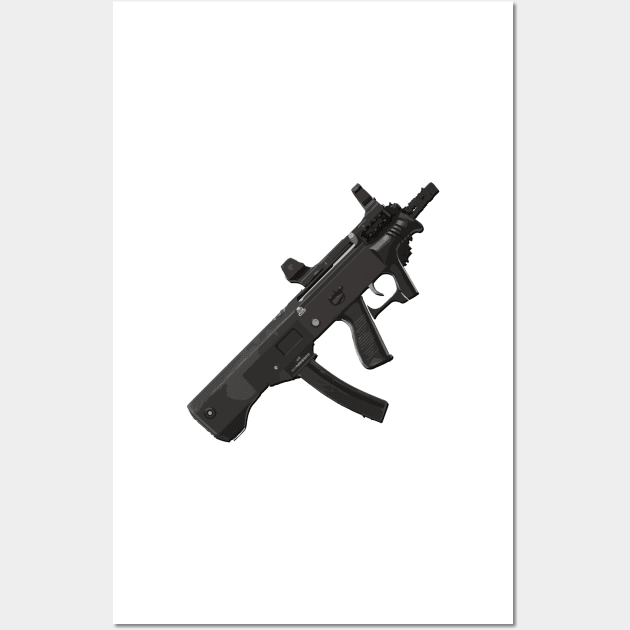 Chinese Type 5 SMG Wall Art by TortillaChief